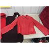 Image 2 : Leather Jacket Size Small , Wool Coat Size 39 , New Sweater Coat Size