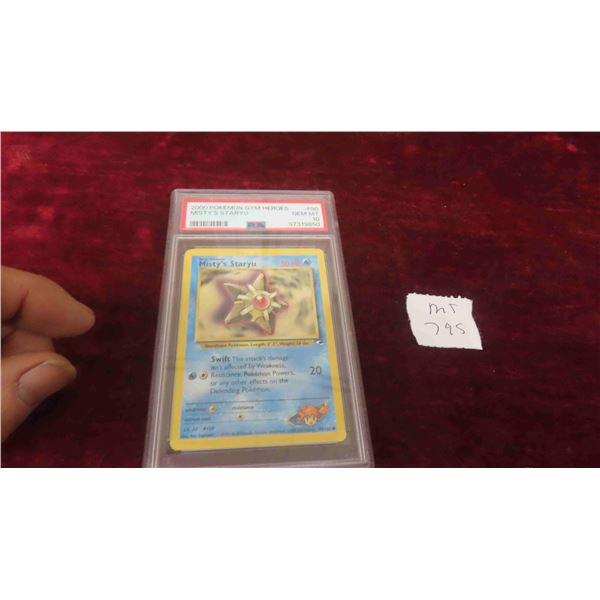 2000 Pokemon Gym Heroes #90 Misty Staryo PSA 10