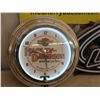 Image 3 : Budlight Sign 31'' x 18'' (Flashes) , Harley Davidson Neon Clock , Interior