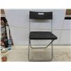 Image 8 : Fold Up Chair, Bamboo Style Plant Stand 9'' x 9'' x 30'' H , 3 Tier Shelf