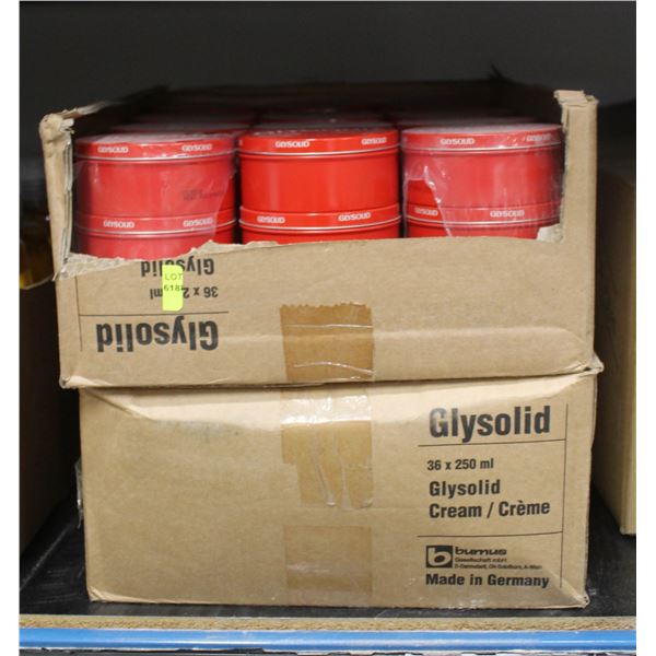 2 CASES OF GLYSOLID CREAM