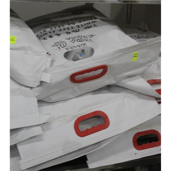 3X20KG OF WHITE TEFF FLOUR