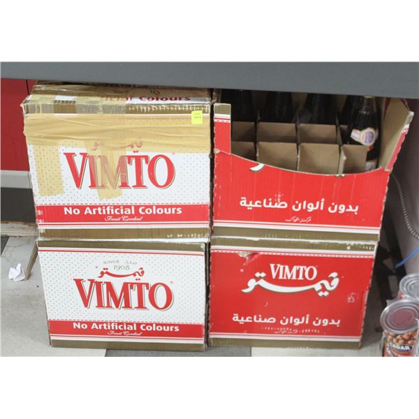 4 BOXES OF VITMO FRUIT JUICE