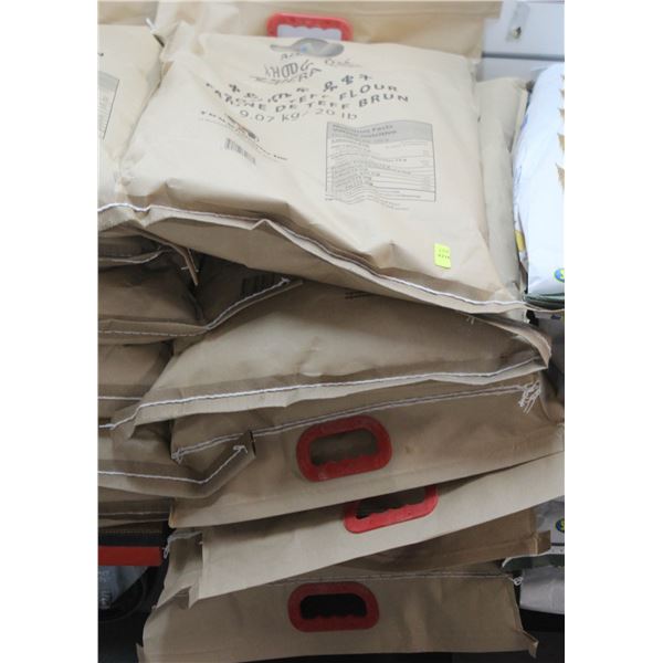 6X20LB OF BROWN TEFF FLOUR