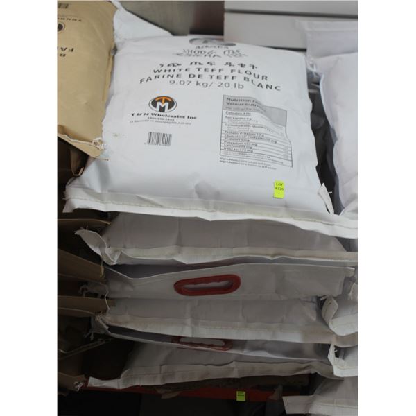6X20LB OF WHITE TEFF FLOUR