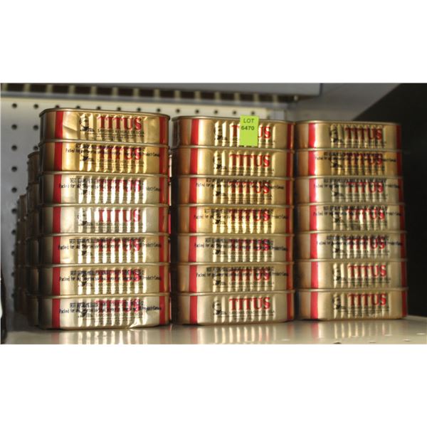 LARGE LOT OF TITUS SARDINES