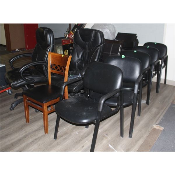 LOT OF ASSORTED CHAIRS