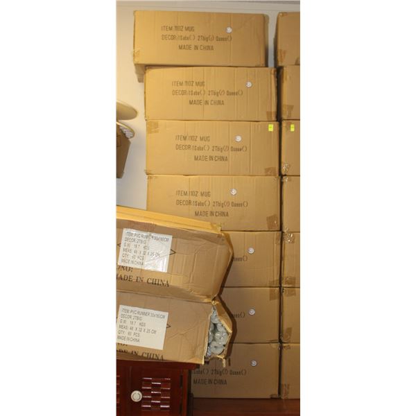 7 CASES OF 11 OZ MUGS