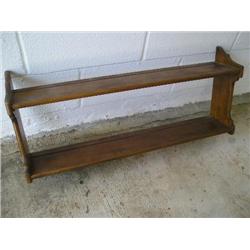 Wall Shelf w/plate grooves