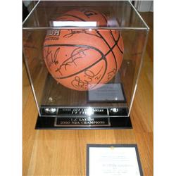 Autographed Lakers Team Ball