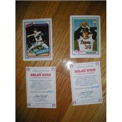 2 porcelain Nolan Ryan Cards