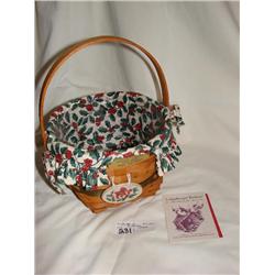 Longaberger Jingle Bell Basket