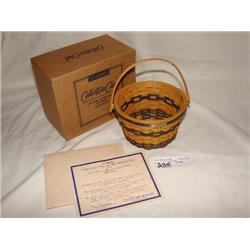 Longaberger miniture Apple Basket