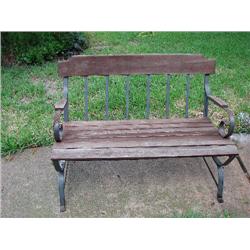 Old Rail Road Bench