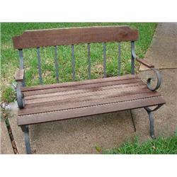 Old Rail Road Bench
