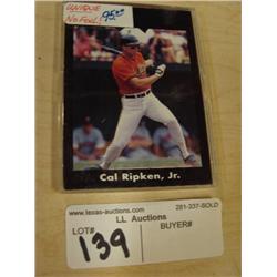 Baseball card, Cal Ripken Jr.-no foil