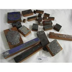 Wonderful old printing blocks