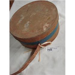 Old metal ticket holder filled w/tickets