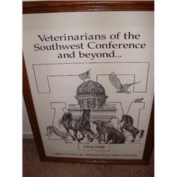 Texas A&M veterinary conference framed