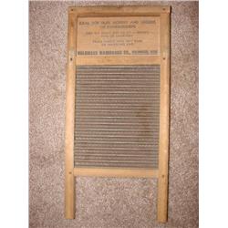 Old washboard from Columbus Wash.Co.
