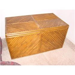 Large bamboo chest