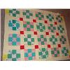 Image 1 : Handstitched, handquilted crib quilt