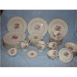 Ancestral "Manor Rose" china