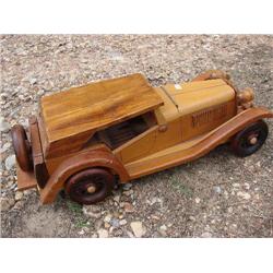 Small wooden car (hidden storage)
