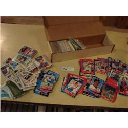 Baseball cards, box is labeled errors