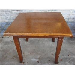 Oak drawleaf table
