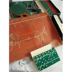 Domino Set, table tennis set