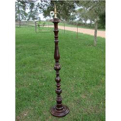 Mahogany floor lamp-has been rewired