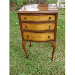 3 drawer nightstand table