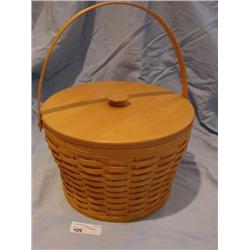 Longaberger single sewing basket