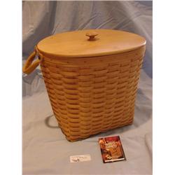 Longaberger Medium Oval Waste Basket