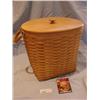 Image 1 : Longaberger Medium Oval Waste Basket