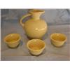 Image 1 : Yellow Fiesta pitcher w/custard cups