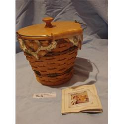 Longaberger Autumn Pail basket