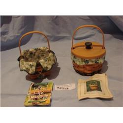 2 Longaberger Patty's Day baskets