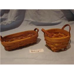 2 Longaberger Booking Baskets