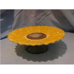 Pedistal Sunflower cake plate