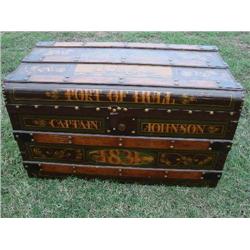 Very old refinished navel trunk.