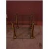 Image 1 : Gold & glass end table