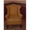 Image 1 : Wing back chair w/queen anne legs