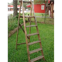 Old wood paint ladder from Fayetteville