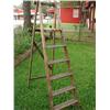 Image 1 : Old wood paint ladder from Fayetteville