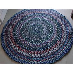 Country braided rug