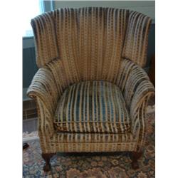 Ball & Claw feet wingback chair