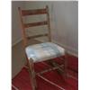 Image 1 : Ladder back rocker w/quilted seat