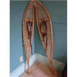 Pair of old snowshoes